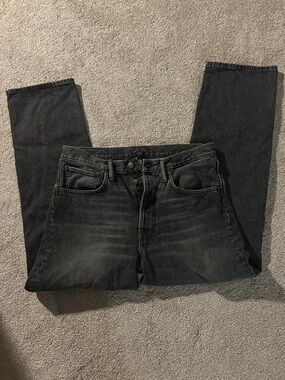 Women's Ash Black ACNE STUDIOS Y2K Straight-Leg Jeans